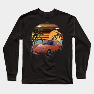 Porsche 911 1963 car sunset Long Sleeve T-Shirt